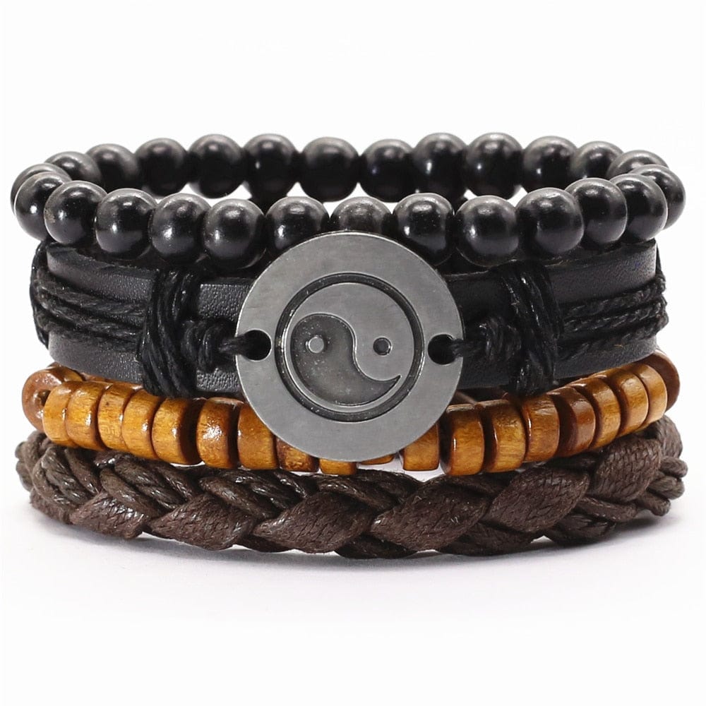 Bracelet cuir homme artisanal