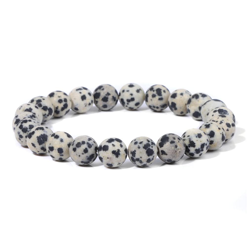 Bracelet Jaspe Dalmatien