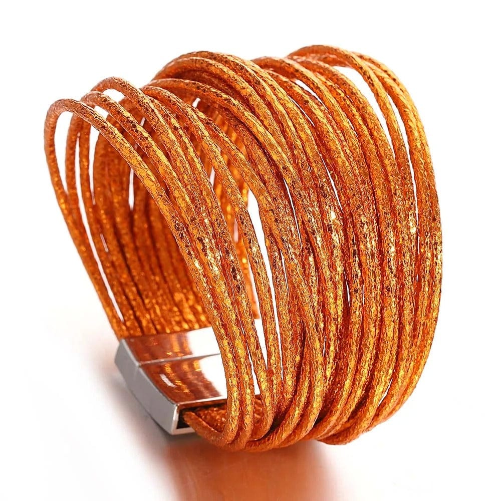 Bracelet Multi Rang Cuir