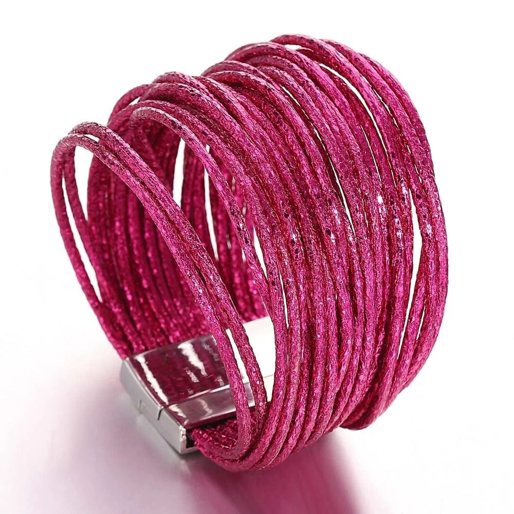 Bracelet Multi Rang Cuir