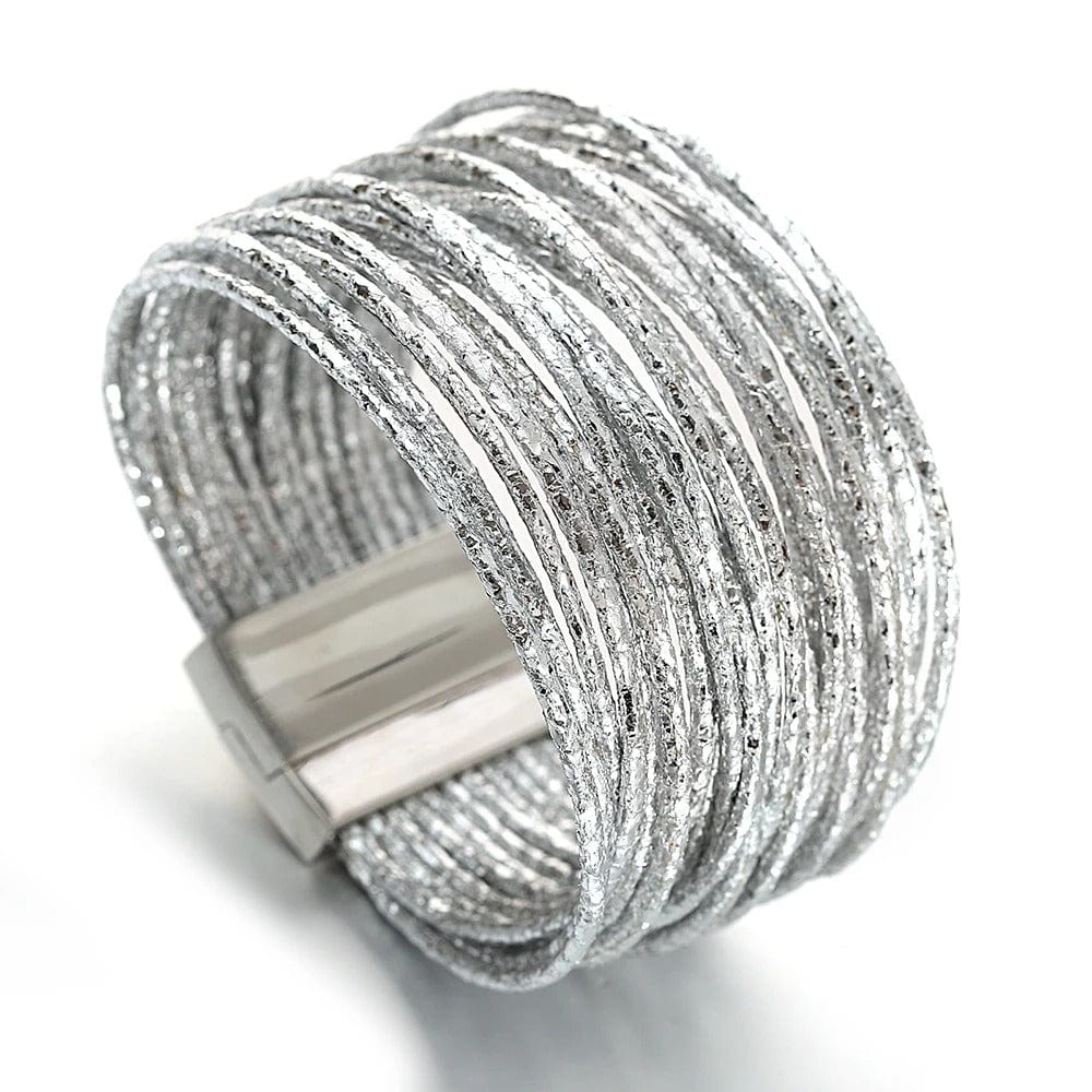 Bracelet Multi Rang Cuir