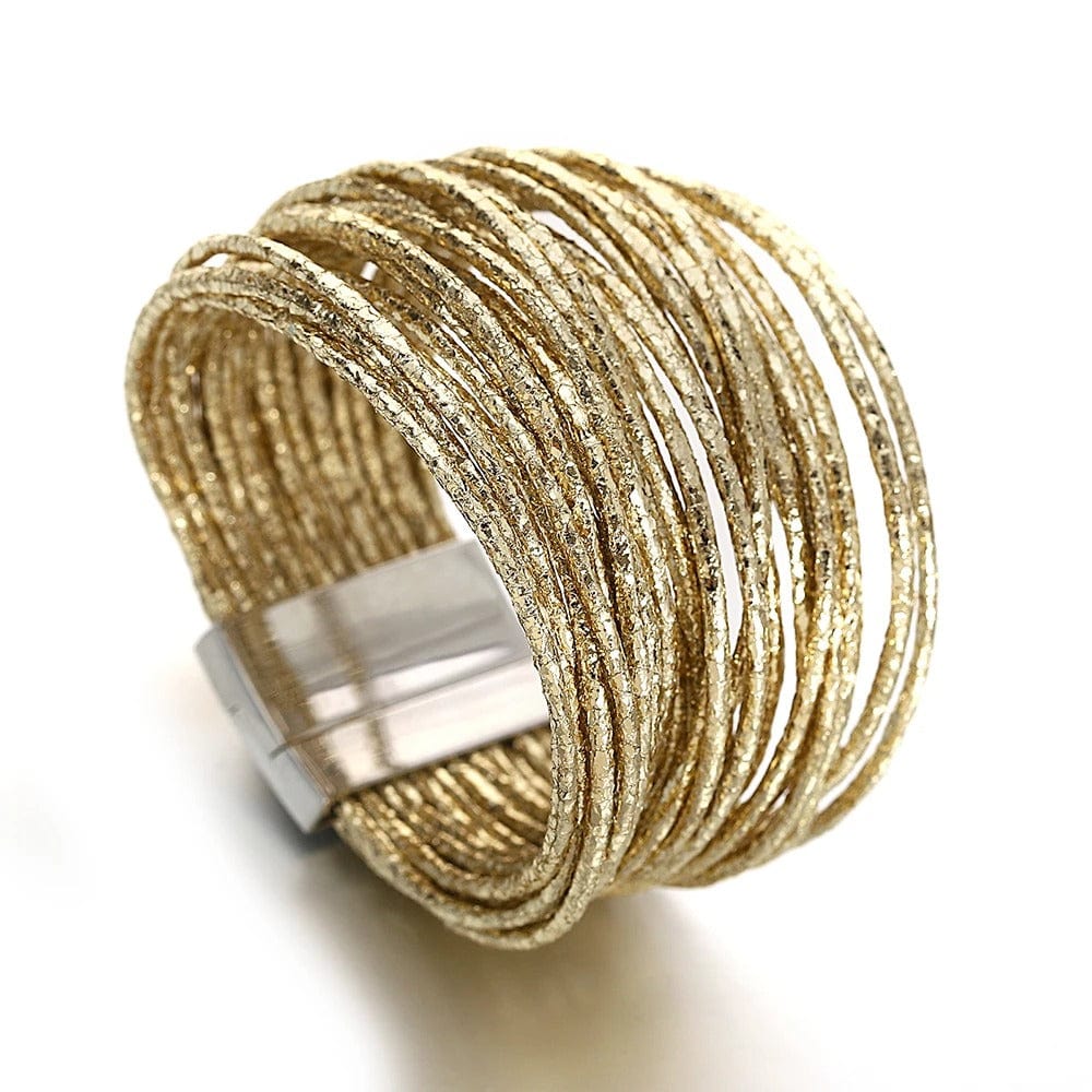 Bracelet Multi Rang Cuir