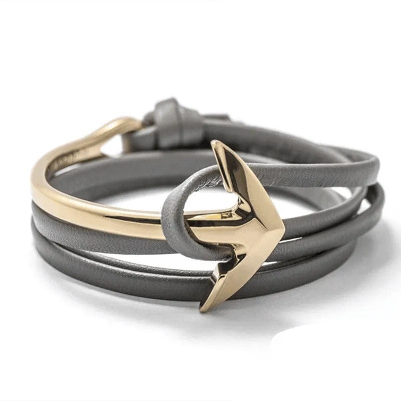Bracelet Cuir Ancre
