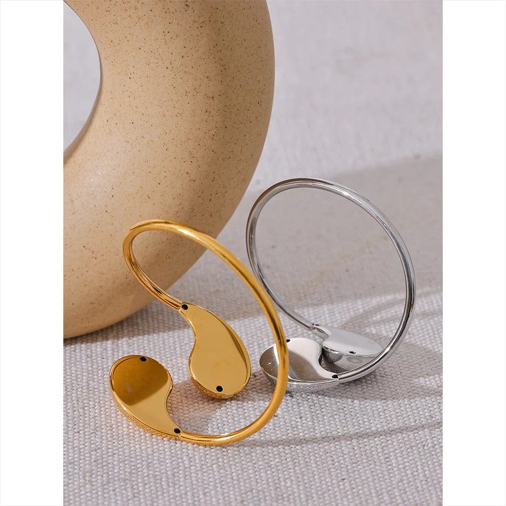 "Bracelet acier doré femme"