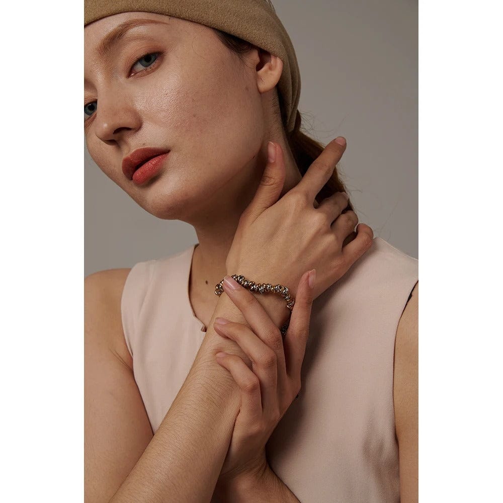 Bracelet acier inoxydable femme multicolore