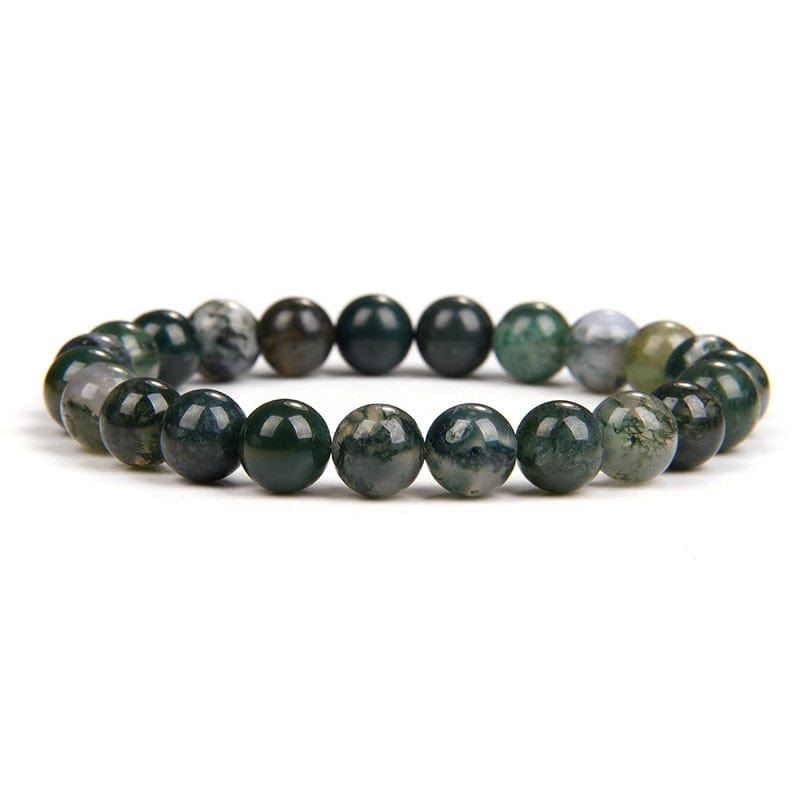 Bracelet agate mousse