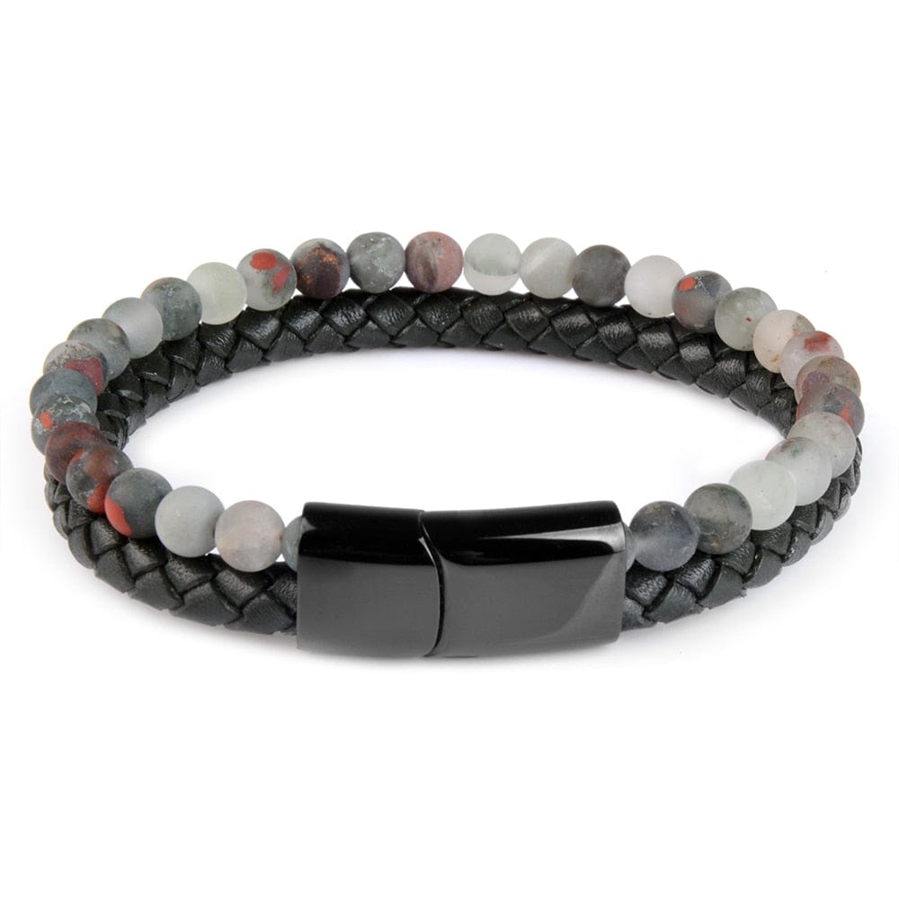 bracelet avec pierres naturelles 18.5cm
