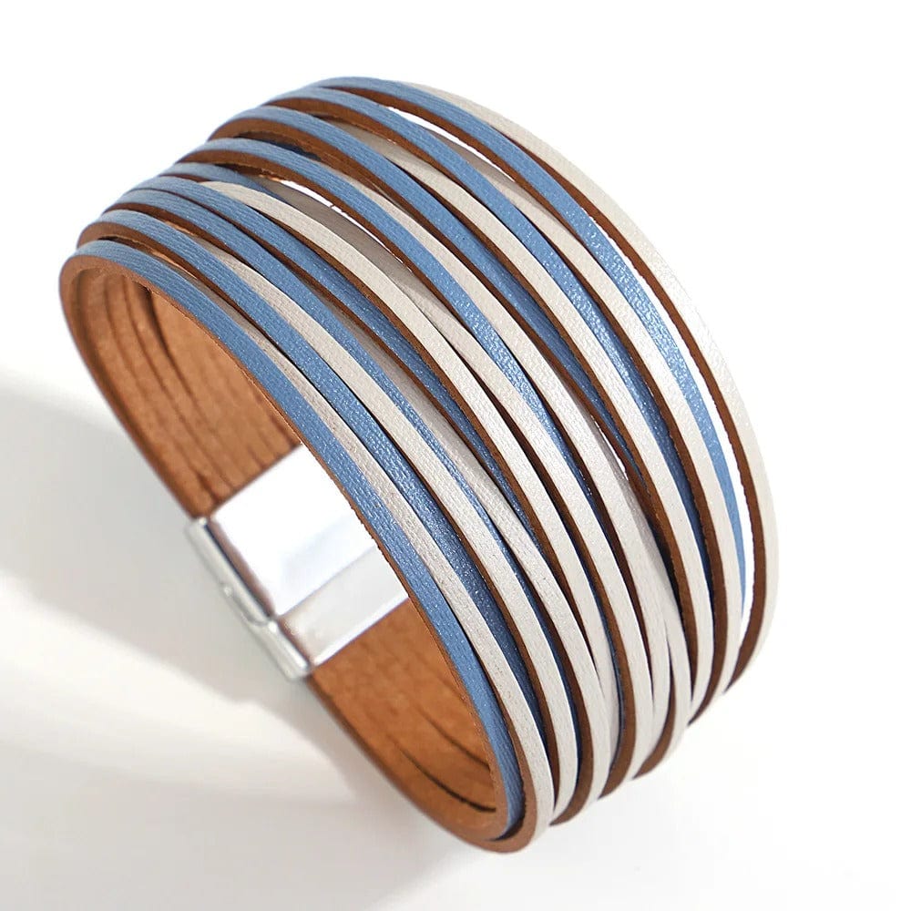 bracelet boheme chic Bleu