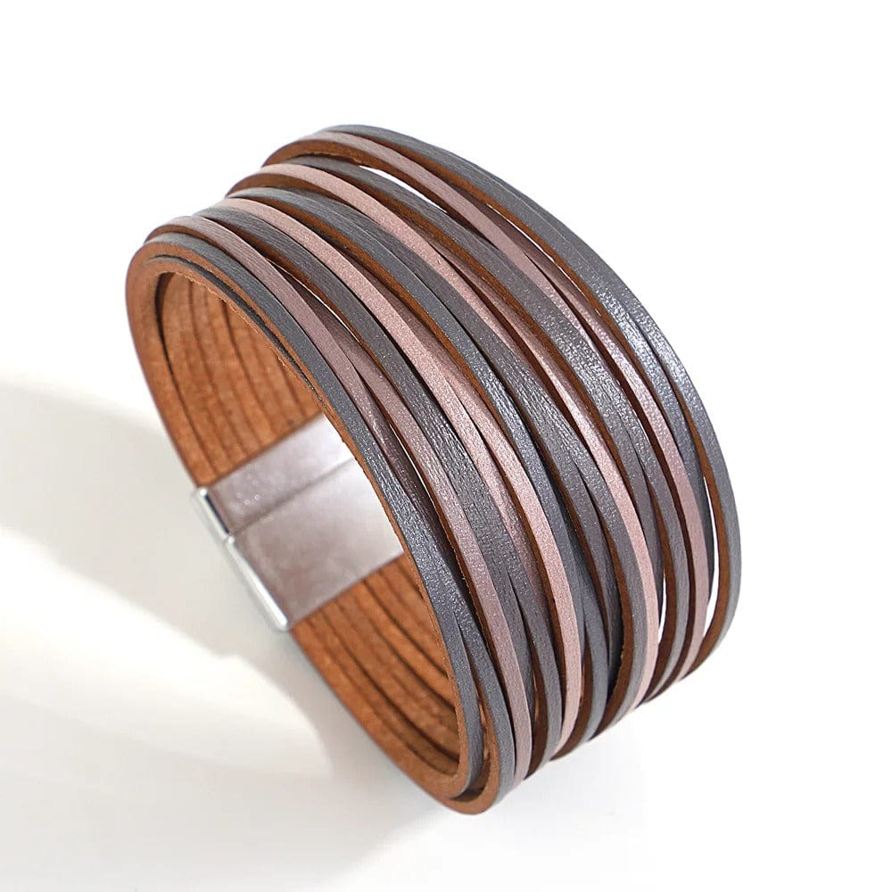 bracelet boheme chic Gris