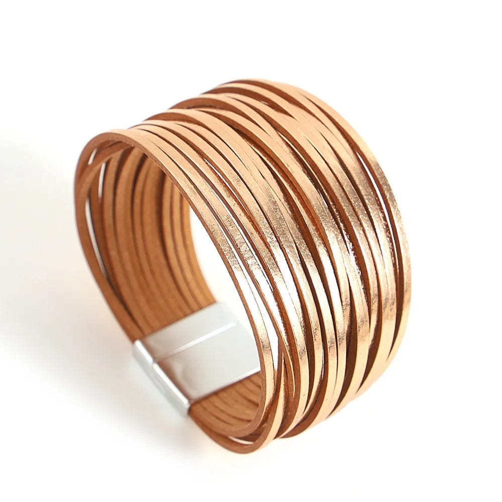 bracelet boheme chic Or rose