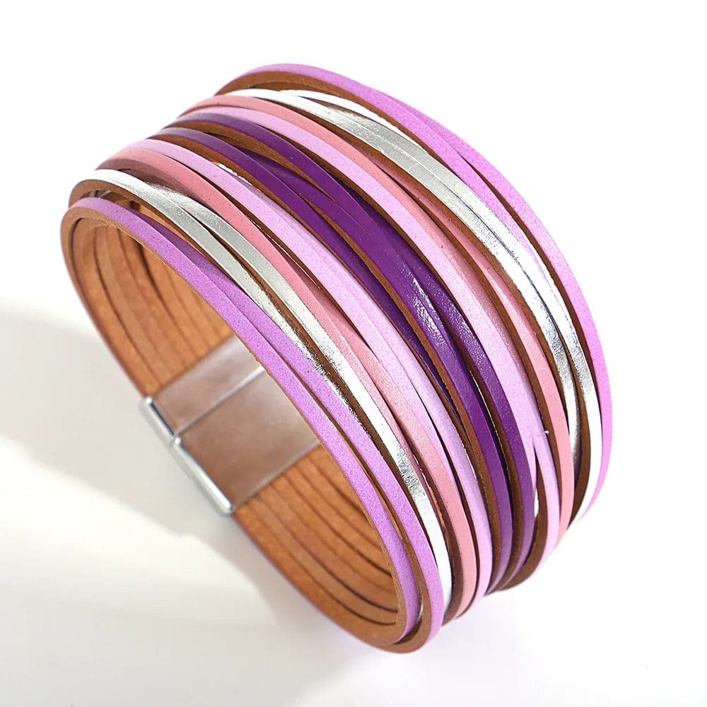 bracelet boheme chic Violet