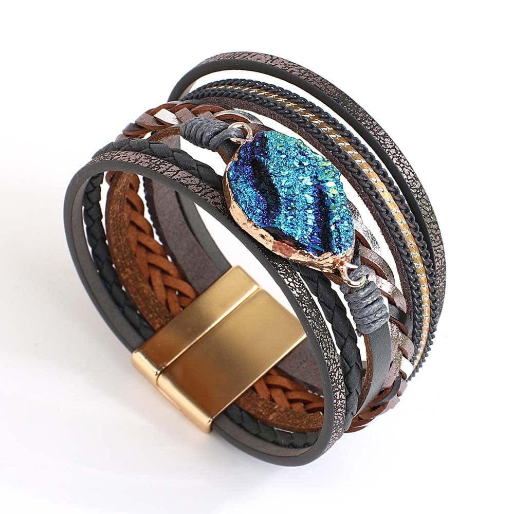 bracelet boheme Gris