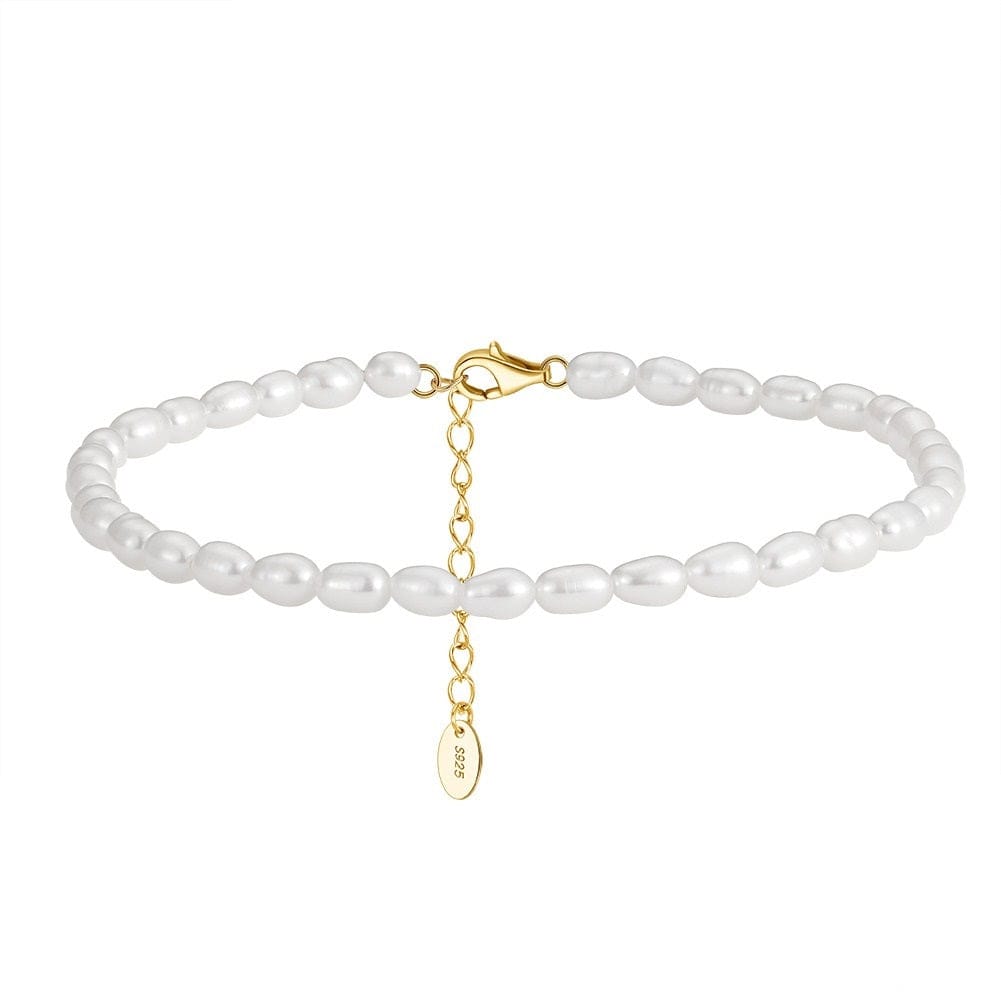 bracelet cheville perle