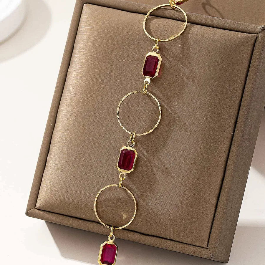 Bracelet Cheville Romantique Doré KC Golden | WristArt Taille Unique / Doré / Bracelet Cheville