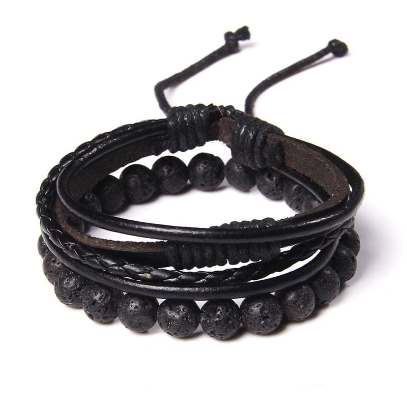 bracelet en pierre de lave