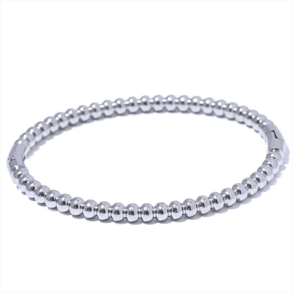 Bracelet femme acier doré Platine