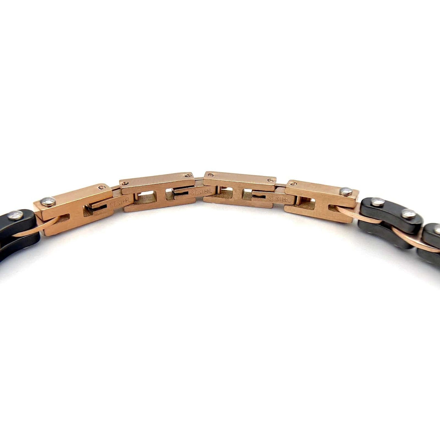 bracelet homme acier luxe
