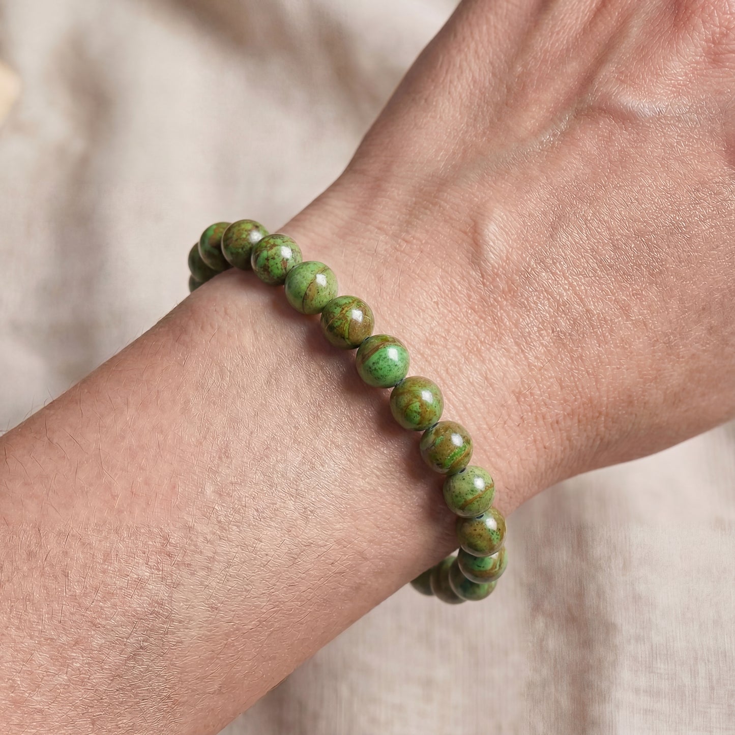 Bracelet Jaspe Vert