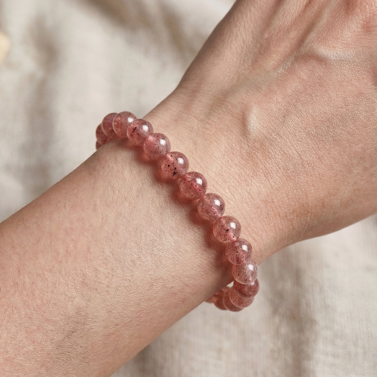 Bracelet Quartz Fraise