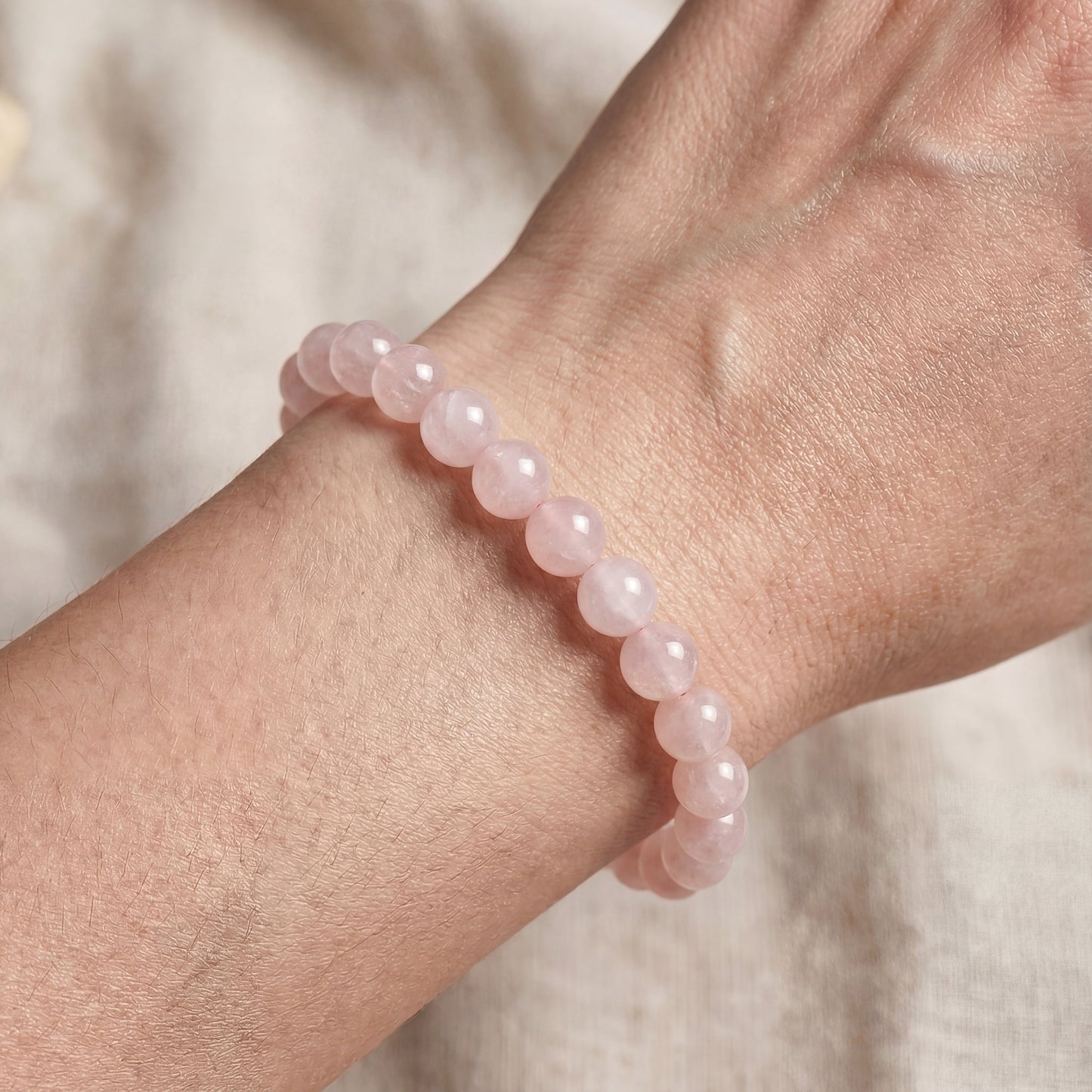 Bracelet quartz rose