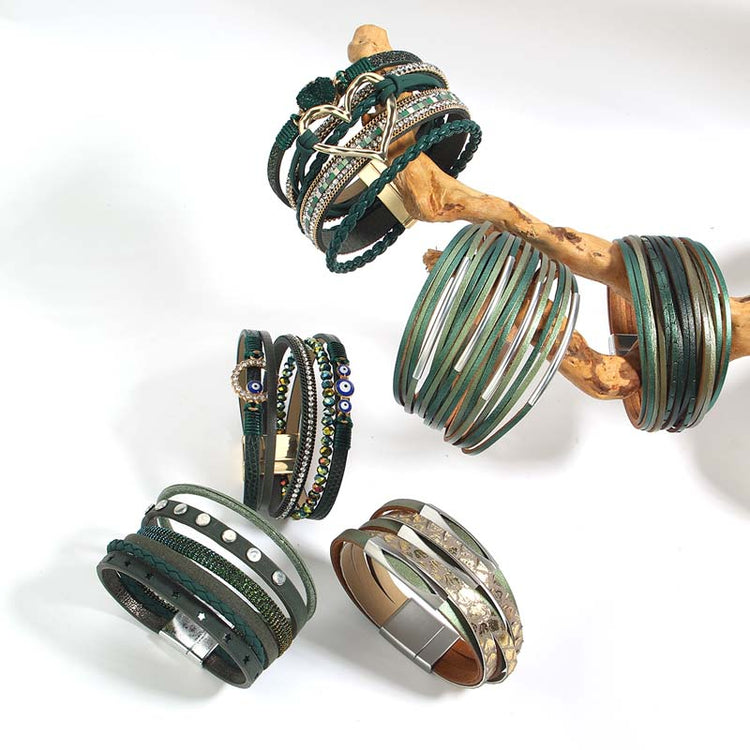 Collection bracelets cuir femme