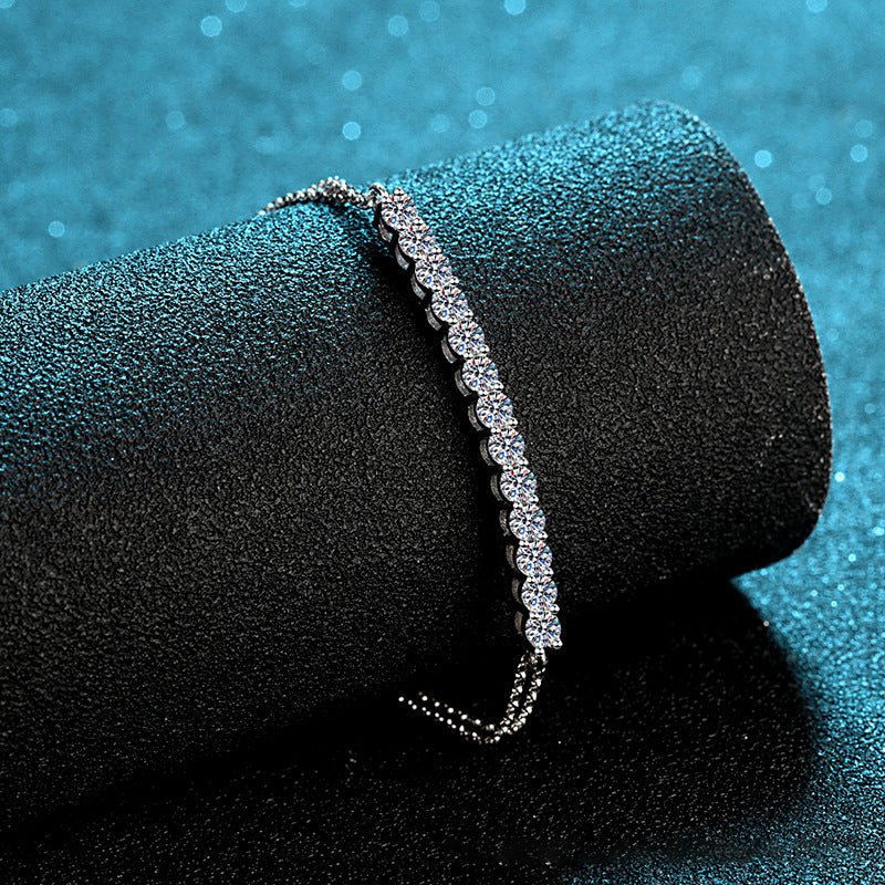 Bracelet pierre de moissanite