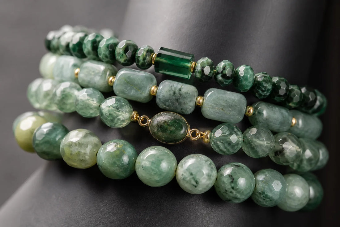 Pierres vertes pour bracelets 2026 | Choix, nuances et bienfaits