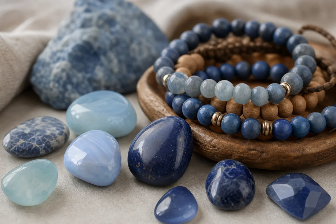 Pierres Bleues Apaisantes 2026 | Bracelets pour calmer l'esprit