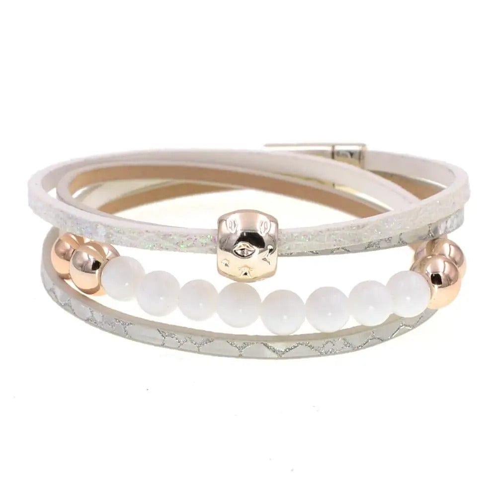 Bracelet Cuir et Pierre