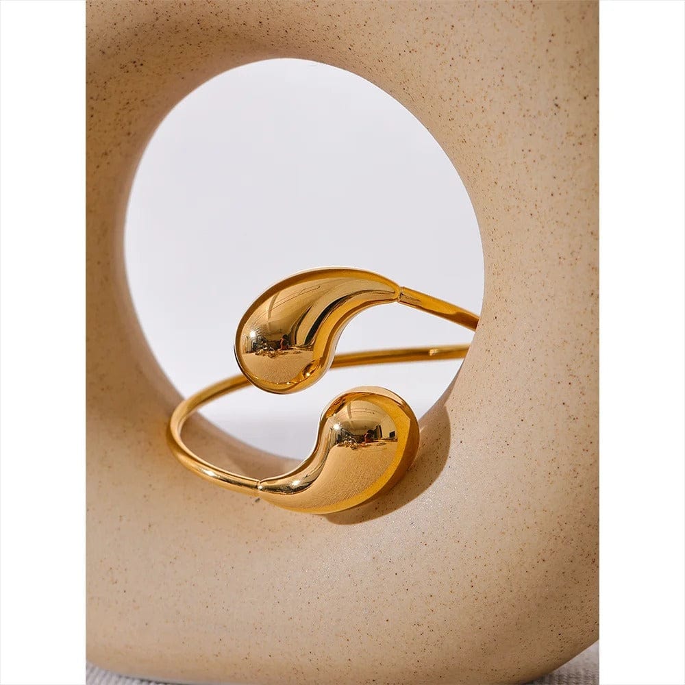 "Bracelet acier doré femme"