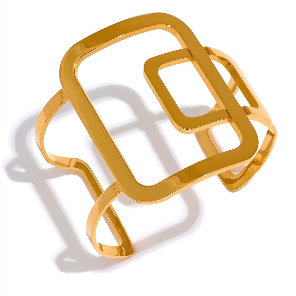 bracelet acier doré femme minimaliste