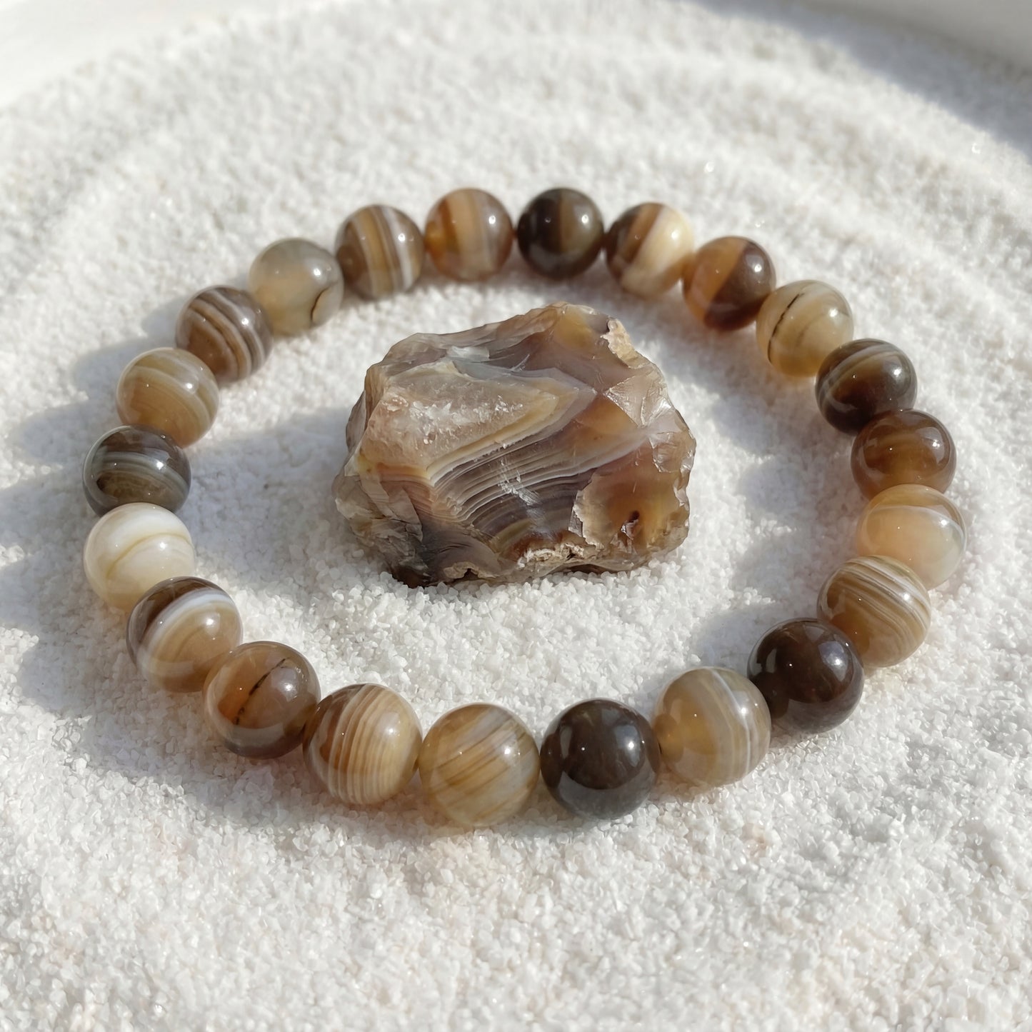 Bracelet Agate Botswana