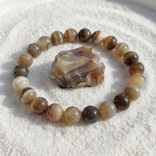 Bracelet Agate Botswana