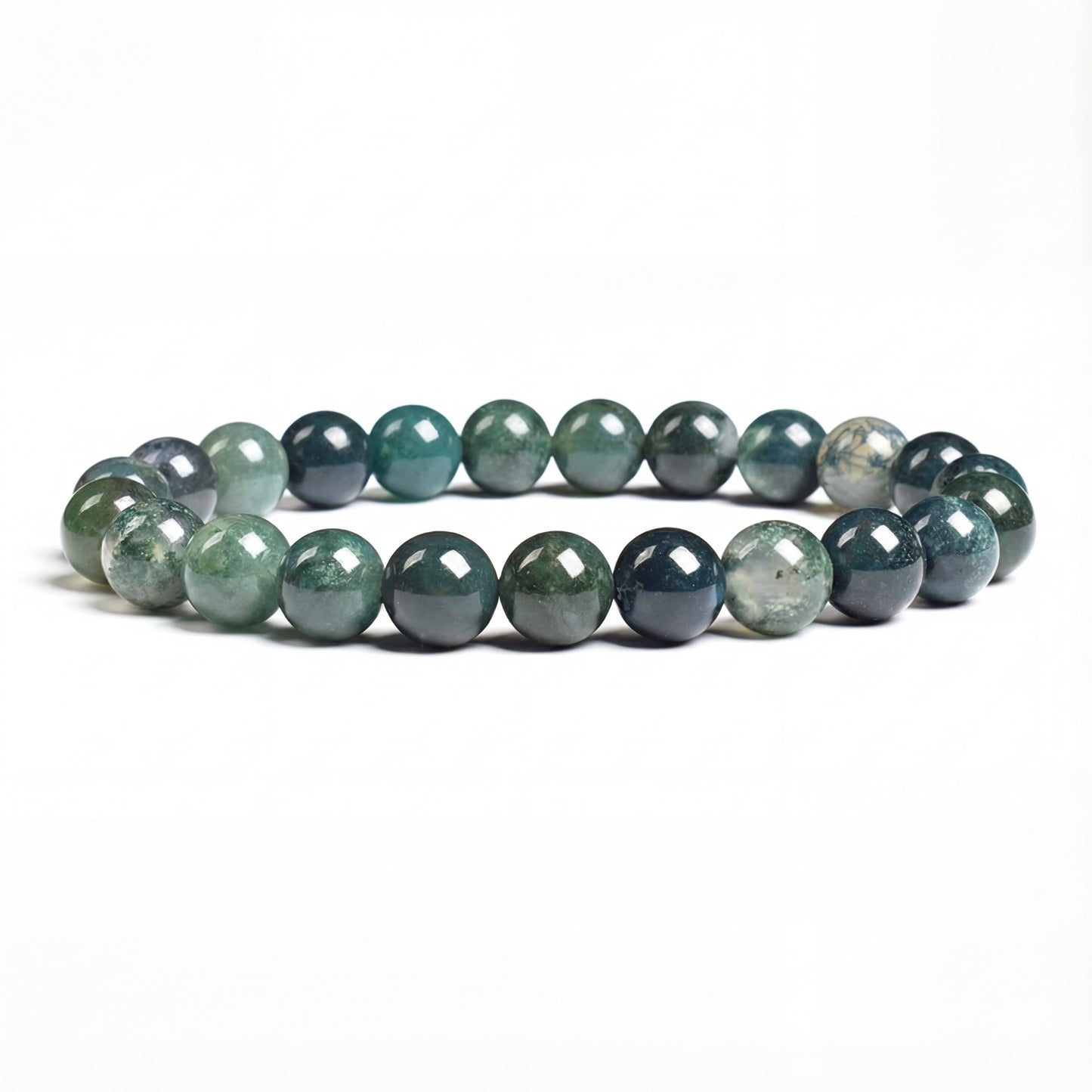 Bracelet agate mousse