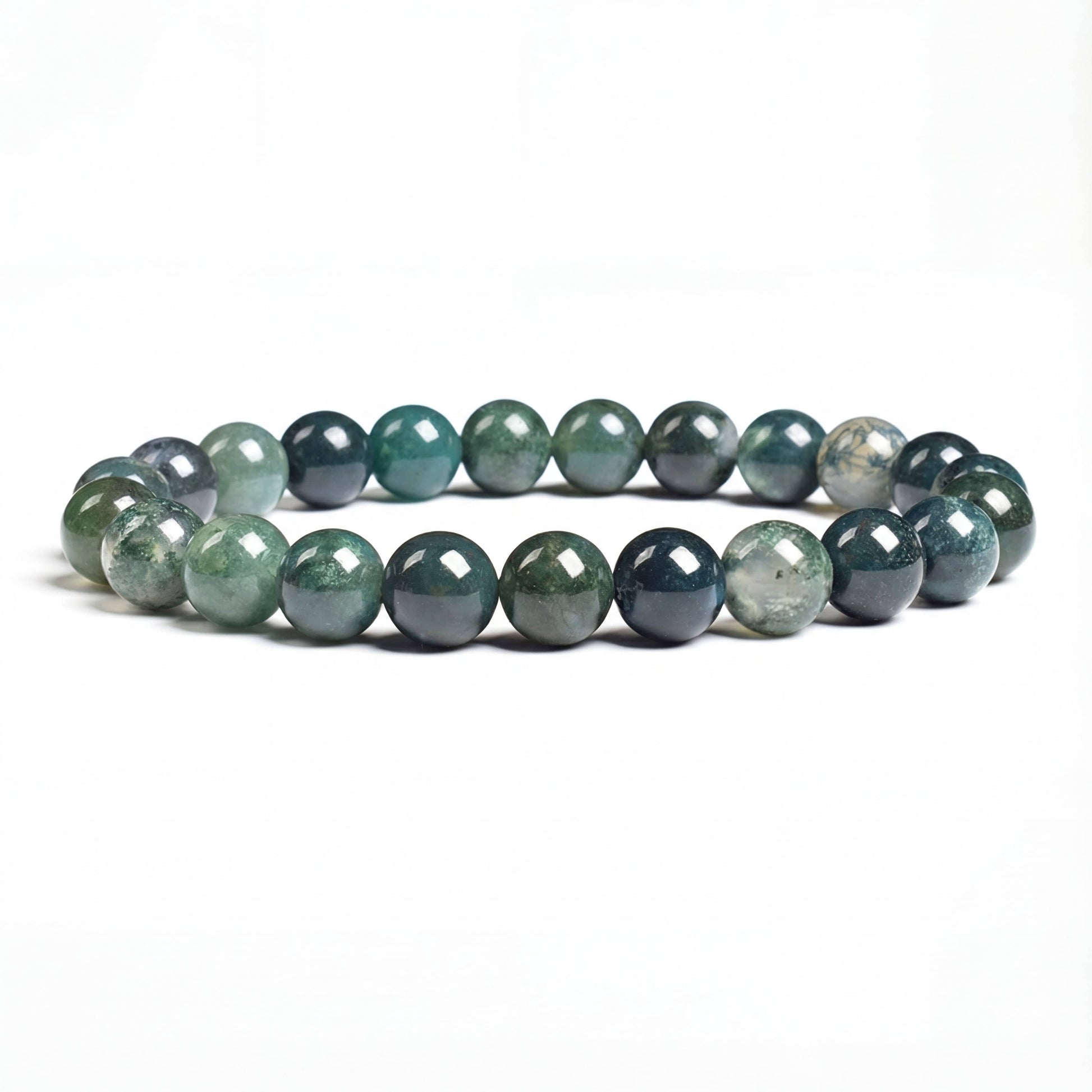 Bracelet agate mousse