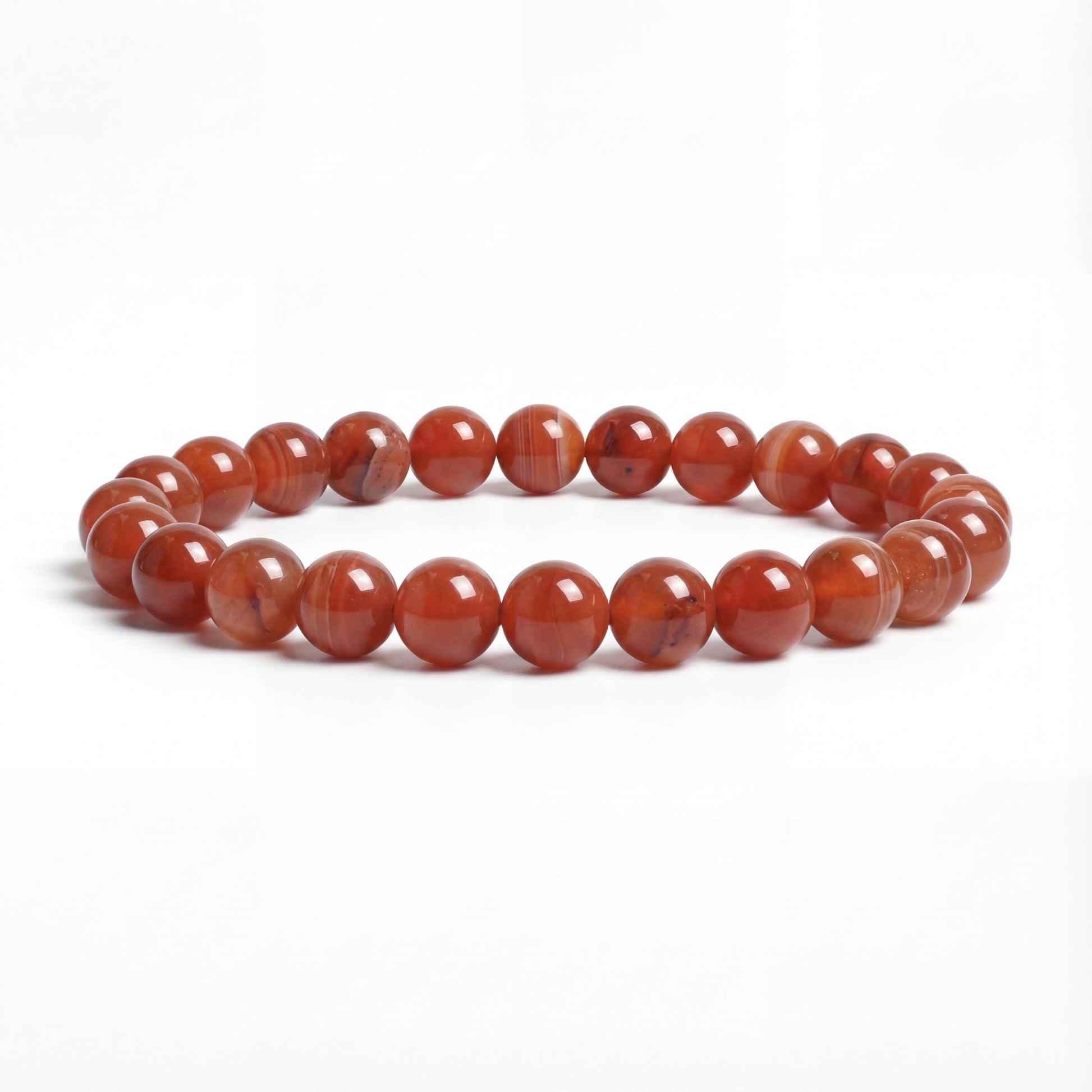 Bracelet Agate Rouge