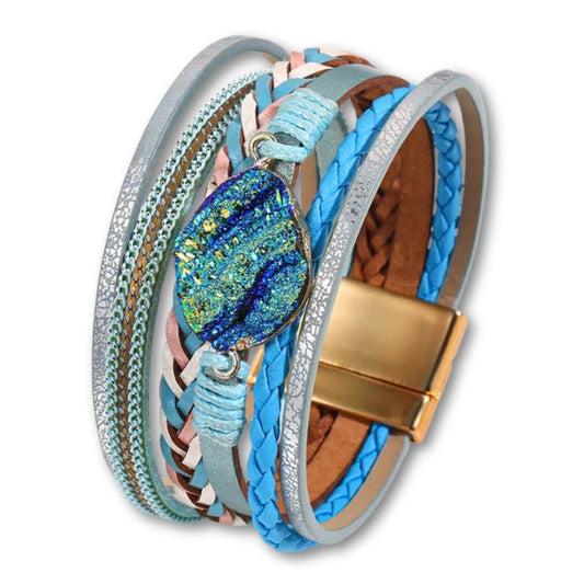 bracelet boheme Azur
