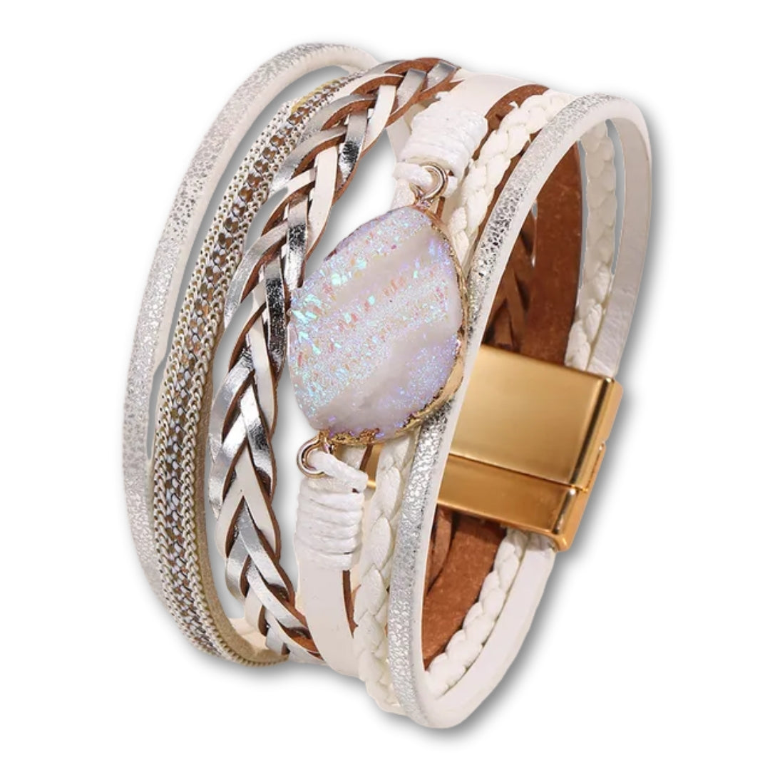 bracelet boheme Blanc