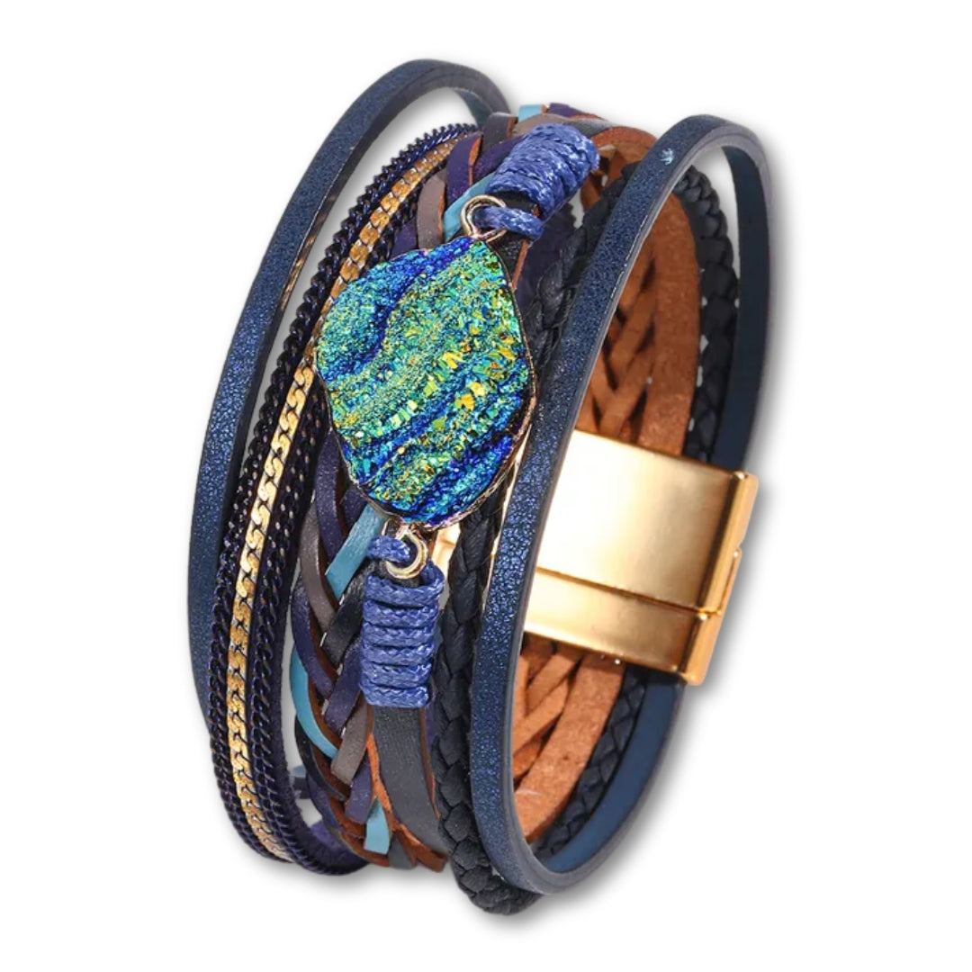 bracelet boheme Bleu