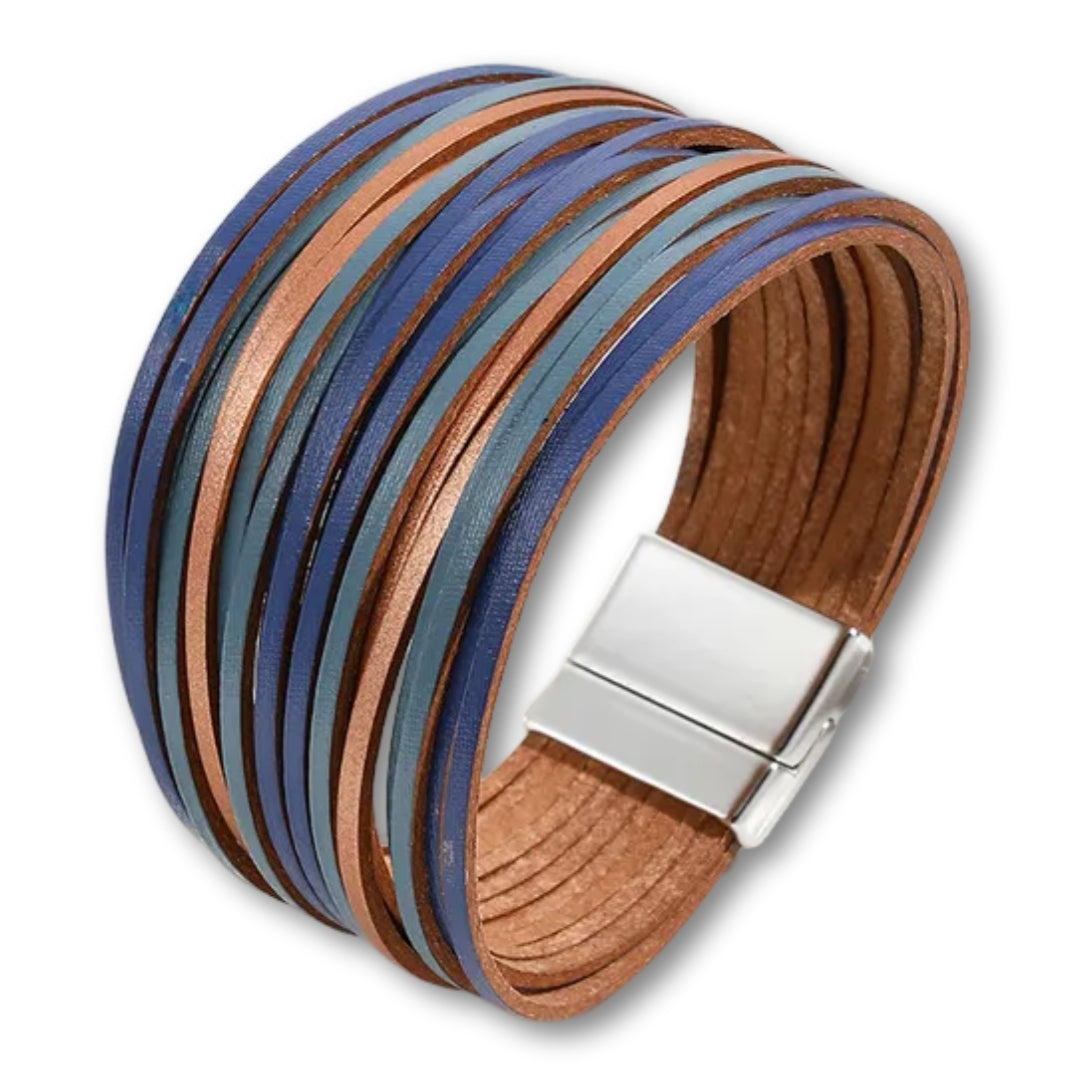 bracelet boheme chic Bleu Foncé