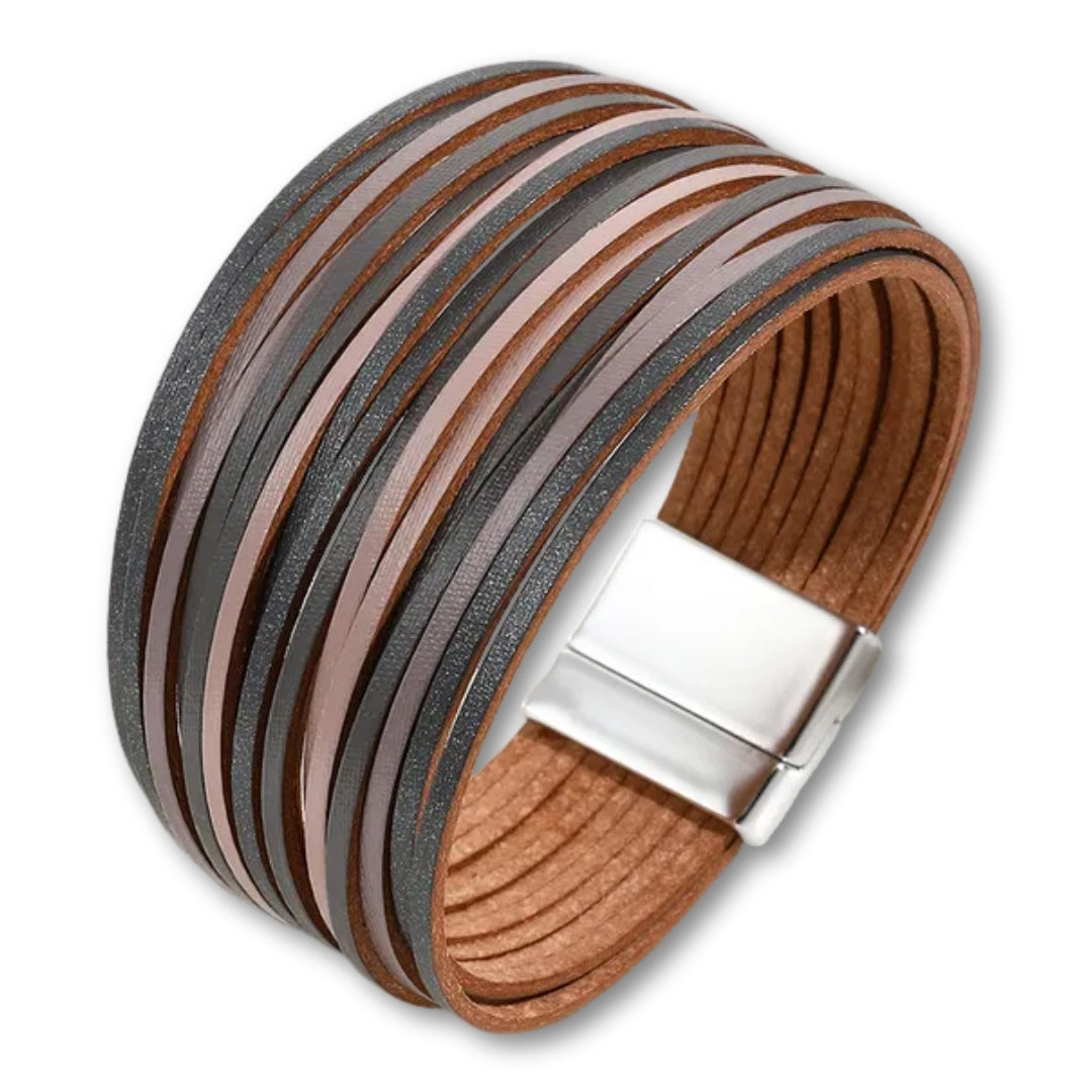 bracelet boheme chic Gris