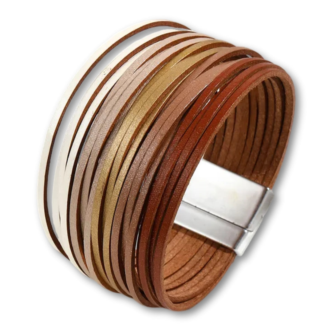 bracelet boheme chic Marron