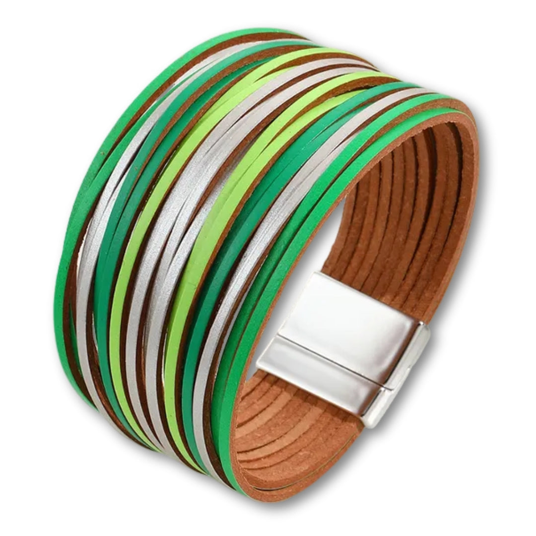 bracelet boheme chic Vert Foncé