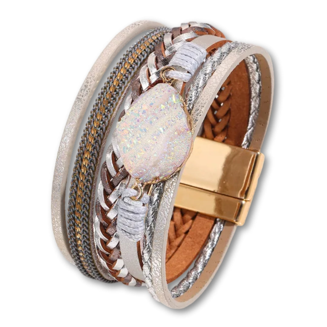 bracelet boheme Gris