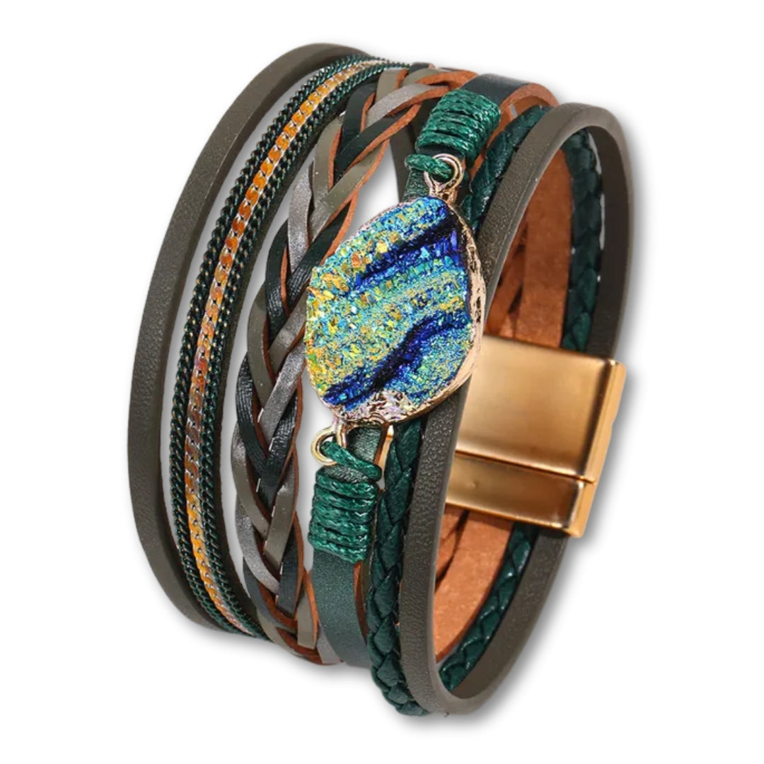 bracelet boheme Vert