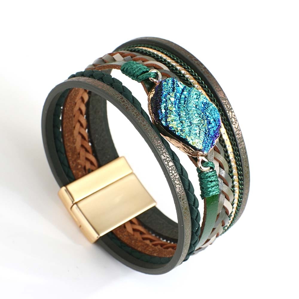 bracelet boheme Vert
