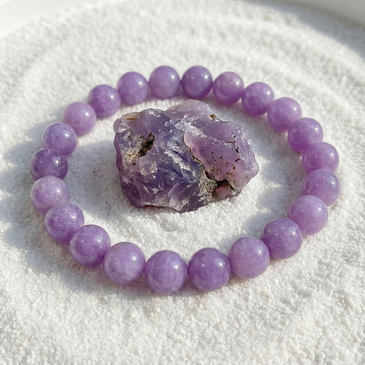 Bracelet Calcédoine Violette