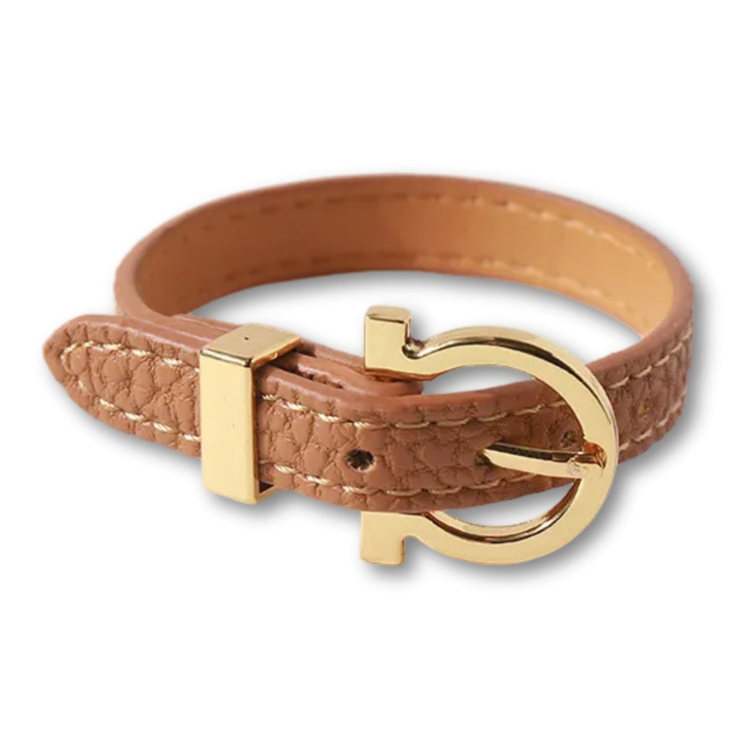 bracelet ceinture femme Marron