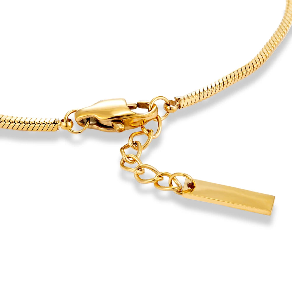 Bracelet chaîne serpent acier homme minimaliste 1,5mm | WristArt