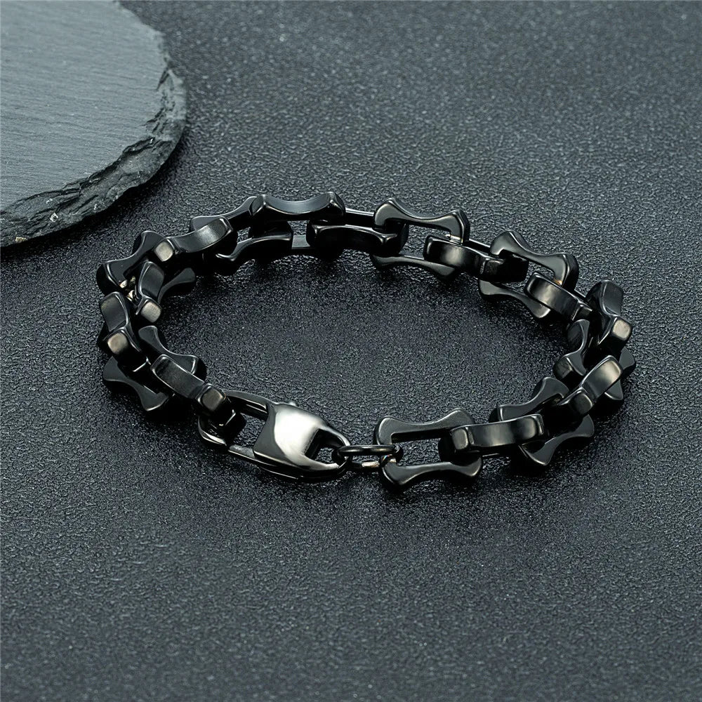 Bracelet chaîne vélo acier homme – Transmission | WristArt